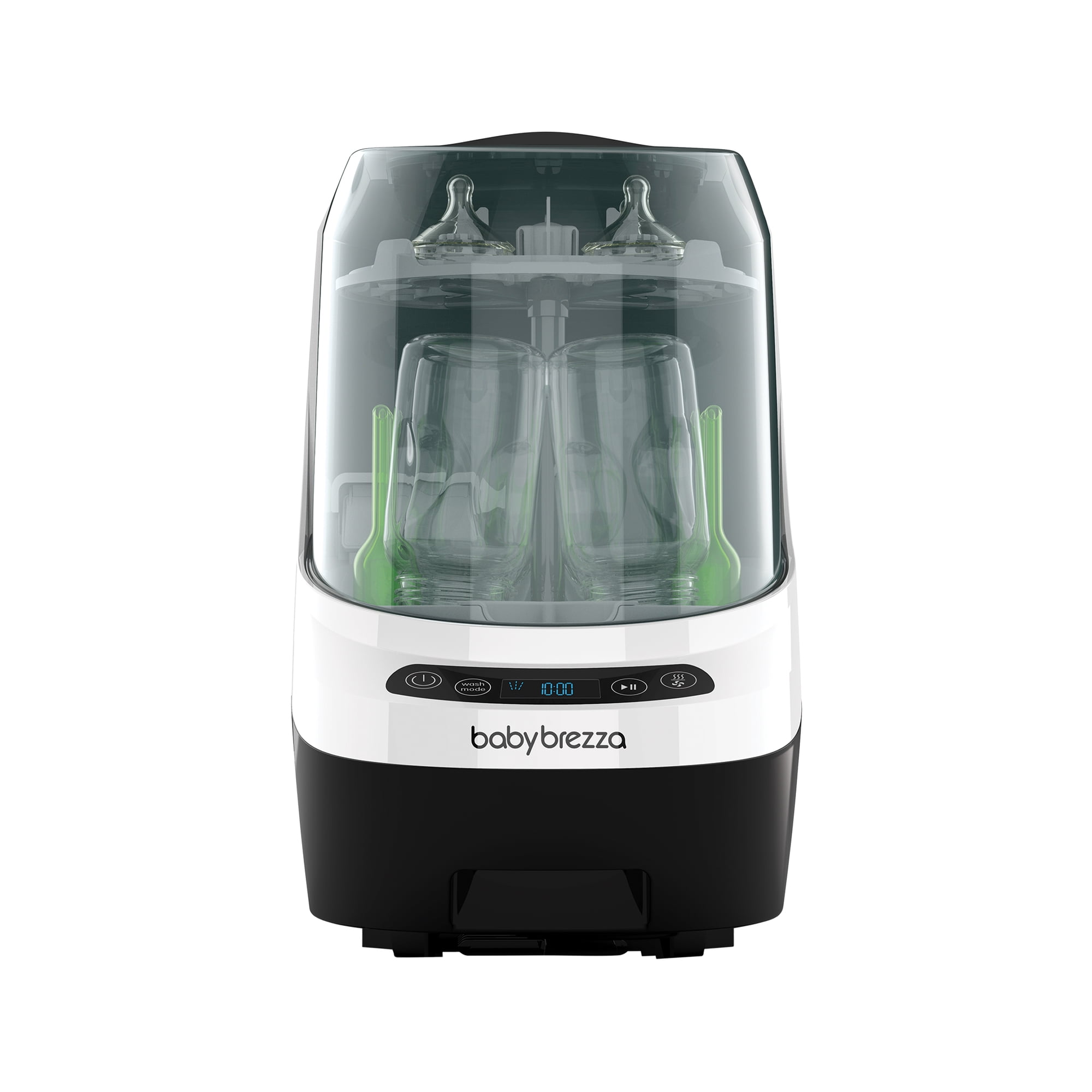 Baby Brezza Baby Bottle Washer Pro - Clinically Proven Better Cleaning - Washer, Sterilizer + Dryer In One Appliance for Essentials like Bottles + Pump Parts – Machine Replaces Brushes + Racks