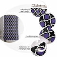 thumbnail image 6 of Purple Morocco Textures Halloween Shower Curtain Set ，Waterproof Fabric Shower Curtains Shower Curtains for Bathroom,Bathroom Decor 36"x72", 6 of 6