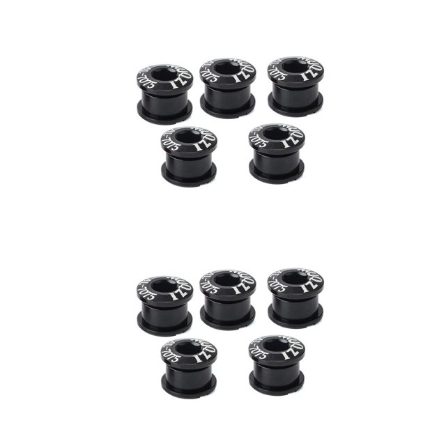 Soidarity Juego de 5 piezas de pernos de bicicleta, pernos y tuercas multicolores, tornillos de máquina de aleación resistentes al desgaste, componentes Type4 NO4 Soidarity CBP213040