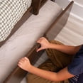 thumbnail image 6 of Max & Lily Solid Wood Twin over Twin Bunk Bed with Storage Trundle for Kids, Walnut, 6 of 15