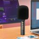 thumbnail image 4 of Nuevo micrófono de condensador inalámbrico Bluetooth, micrófono para transmisión en vivo, micrófono integrado de audio, teléfono inteligente, amplificador de micrófono Karaoke Treasure, 4 of 6