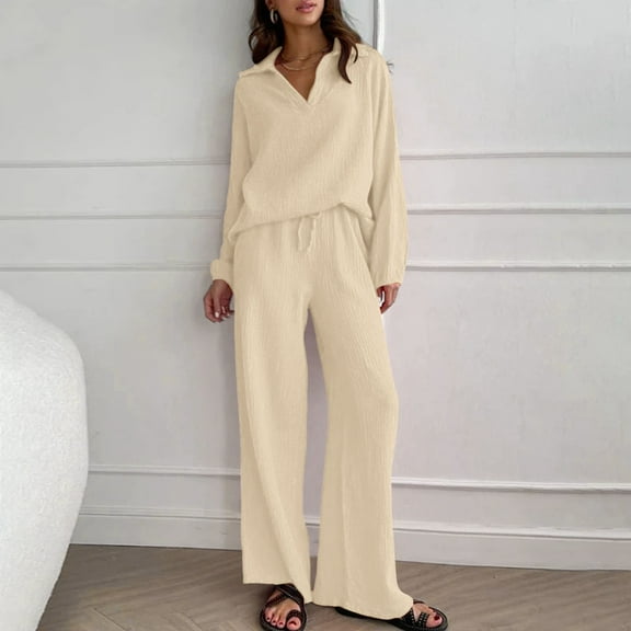 Elegant Ladies Casual Loose Drawstring Trousers Suit In Autumn And Winter Snow Gear Women Women Pantsuits for Work Ladies Working Suits And Dresses Jumpsuit for Women plus Size Womens Tall Pant Suits