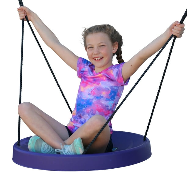 M&M Sales Enterprises Inc Air Riderz Saucer Swing Purple Walmart