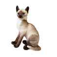 thumbnail image 4 of Toy de peluche de gato Tails largos acurrucando dibujos animados gatitos de gato de gato para adultos niños regalos de cumpleaños para niñas Gato siamés 20cm, 4 of 8