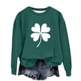 thumbnail image 4 of hotojiny St. Patrick's Day Shirt for Girls Cute Graphic T-Shirt Toddler Boys Long Sleeve Pullover Kids Tops St. Patrick's Day Gift 1-13 T, 4 of 5