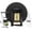 Black, variant on ASR Outdoor 7pc Gold Panning Kit with 1lbs Beginner Bobby Bo Paydirt Bag, Green