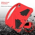 thumbnail image 4 of Case Compatible With Lenovo Tab M10 10.1" TB-X605F/TB-X505,Kids Friendly,With Handle and Contractible Kickstand,Lightweight Shockproof Rugged EVA Drop-proof Cute Cover Case,Red, 4 of 7