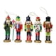 thumbnail image 1 of Wosthever 5 piezas de Navidad Cascanueces de soldados Cascanueces figuras soldado adornos colgantes para Navidad vacaciones decoración del hogar Kits de decoración para fiestas Wosthever HA038256-00, 1 of 6