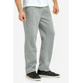 thumbnail image 2 of Knocker Men's Heavyweight Open Bottom Fleece Lounge Sweatpants with Side Pockets, 2 of 4