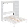 thumbnail image 6 of LiviNest Space Saving Queen Murphy Bed: 80% More Floor Space - 5-Tier Shelves for Storage - 600lbs Capacity for Small Apartments & Guest Rooms, 6 of 6