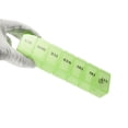 thumbnail image 6 of Unique Bargains 1 Pc 7 Grids Single Row Pill Case Waterproof for Travel Clear Green, 6 of 6