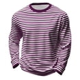 thumbnail image 3 of BJUTIR Boys T Shirts Long Sleeve Graphic Tee With Stripes And Print For Casual Comfort Skin Friendly Top Size 11-12 Year, 3 of 6
