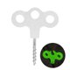 thumbnail image 1 of Clavijas para acampar al aire libre, 5 uds., tornillo con punta, gancho, cuerda, hebilla, clavija para tienda (blanco) Likrtyny Para Estrenar, 1 of 3