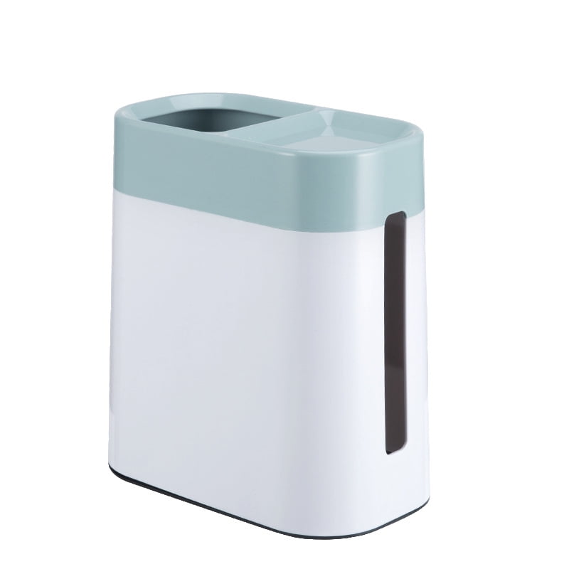 Desktop Waste Box Bin Tissue Box Garbage Basket Home Table Plastic
