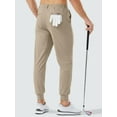 Men's Golf Joggers Pants with 5 Pockets Slim Fit Stretch Sweatpants