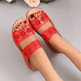 thumbnail image 5 of QJUHUNG Ladies Flat Flower Slippers Roman Style Spring And Summer Sandals, 5 of 5