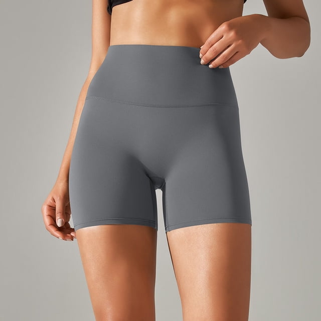 Pantalones cortos de Yoga para mujer, mallas deportivas transpirables de cintura alta para correr y hacer ejercicio en verano