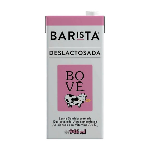 Leche Bové barista deslactosada 946 ml