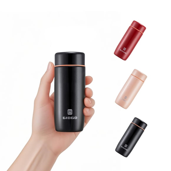 Petites Bouteilles d'Eau en Acier Inoxydable Petite Bouteille Thermo 200 Ml/6,8 Oz mini Flasque Thermo Insula sous Vide
