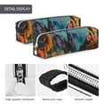 thumbnail image 4 of Honeii Galactic Jungle Dinosaurs Pattern Pencil Case, Pencil Pouch, Pencil Case Small, Pencil Pouch Aesthetic, PVC Pencil Pouch, Pencil Bag, Makeup Pouch, 4 of 7
