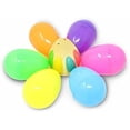 thumbnail image 7 of 50PCS Plastic Easter Eggs, Empty 2.3" 44PCS Colorful with 6PCS Golden Eggs Bulk Fillable for Easter Hunt Party Favor Basket Stuffers Filler Classroom Prize Supplies Decor, 7 of 7