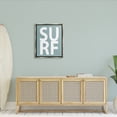 thumbnail image 2 of Stupell Surf Summer Fun Turquoise Phrase Landscape Painting Gray Floater Framed Art Print Wall Art, 2 of 6