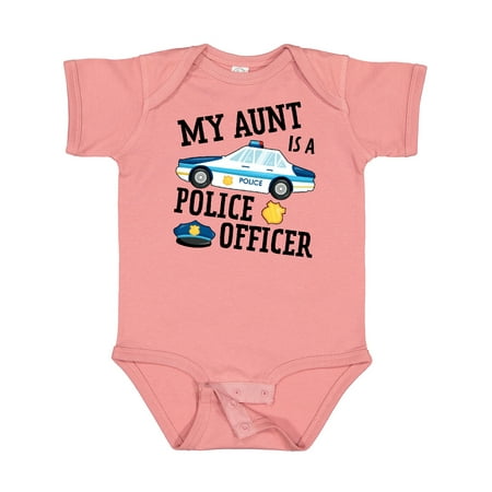 

Inktastic My Aunt is a Police Officer Gift Baby Boy or Baby Girl Bodysuit