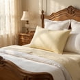thumbnail image 2 of Unique Bargains Cotton Envelope Closure Pillowcases 2 Pack Wrinkle Resistant Bedding Beige, 2 of 5