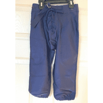Football Game Pants Navy Blue Adult Adams YLP-08 Slotted Padless NEW