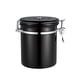 thumbnail image 2 of Contenedor Sellado De Granos De Café De Acero Inoxidable Con Caja De Almacenamiento De Alimentos Con Válvula De Escape Moyic HA024905-02, 2 of 7