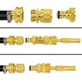 thumbnail image 2 of 2 uds conector de manguera de jardín de latón conector rápido macho hembra adaptador de acoplamiento de manguera de agua-z, 2 of 5