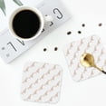 thumbnail image 4 of Kdxio Leopard Print Funny Coasters,4 Pcs Leather Coasters,Housewarming Gifts,Protect Furniture from Water Marks Scratch and Damage, 4 of 8