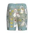 thumbnail image 5 of Naloa Cute Farm Birds Men's Short Pajama Pants, Lounge Comfort Shorts with Elasticized Waistband and Side Pockets - 4X-Large, 5 of 9