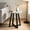 Gray, variant on AUU Harmony Modern Round Wood Side Table – Compact End Table for Living Room or Bedroom