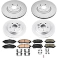 thumbnail image 2 of PowerStop Front and Rear Geomet Coated Brake Rotor and Pad Kit Fits: ACURA Select Models CRK7282, 2 of 5