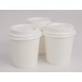 thumbnail image 3 of YQHWQ Disposable Paper Coffee Cups 4 oz. Cups & Lids Quantity 50 cups per pack., 3 of 5