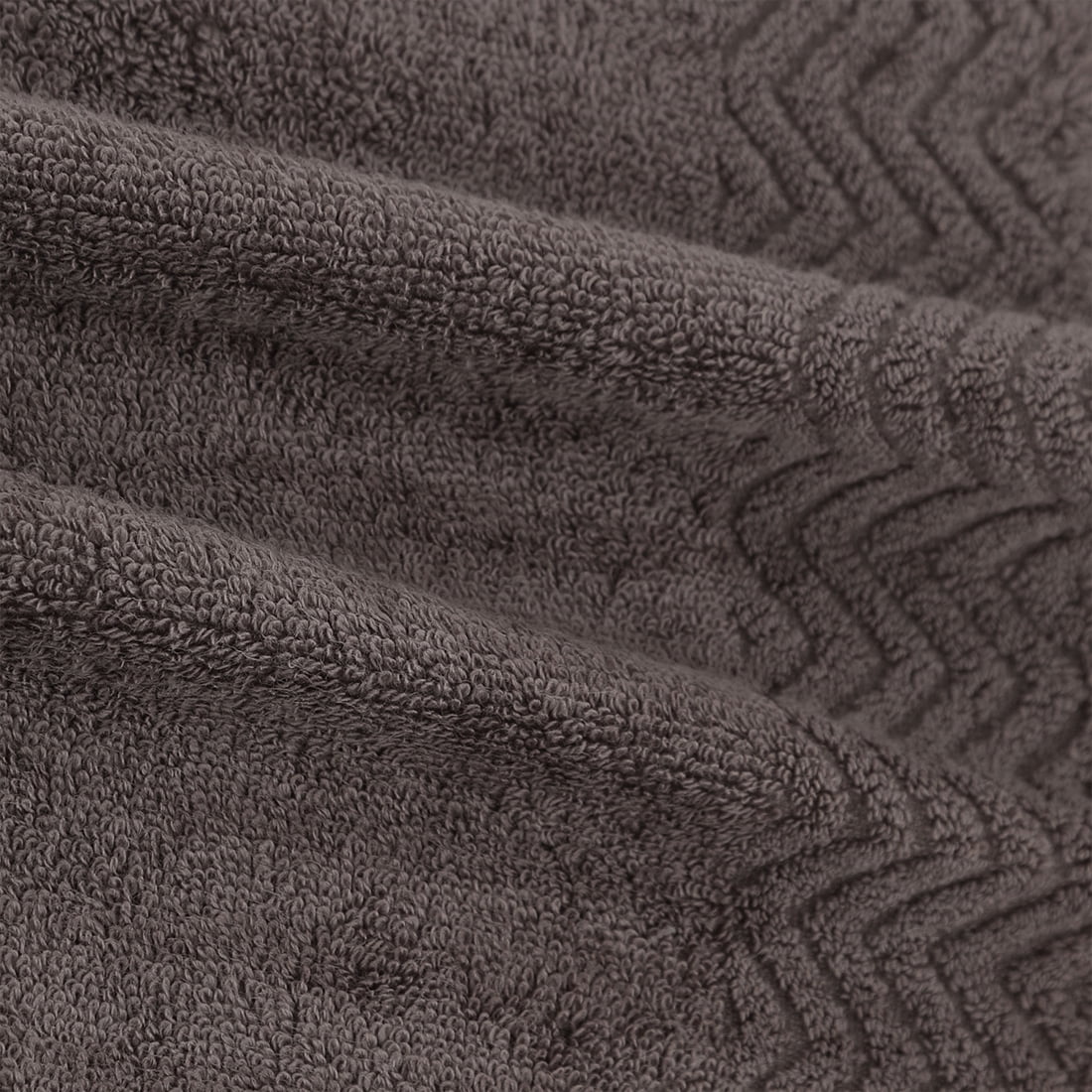 Unique Bargains 100% Cotton 6-Pack Washcloth Face Towels 13" x 13" Coffee Color