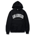 thumbnail image 2 of Sudadera con capucha de manga larga para mujer, suéter holgado de gran tamaño con bolsillo y estampado de letras, alta calidad, Otoño e Invierno, 2 of 3