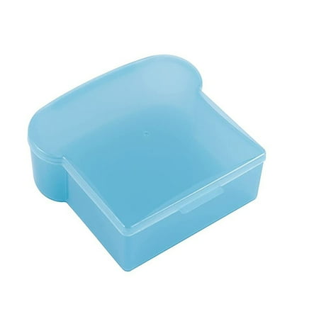 

Yasu Bread Box Microwaveable Transparent Toast Shape Visible Portable Sandwich Hamburger Storage Case for Kitchen