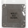 thumbnail image 6 of Pavilion - World's Best Grandpa - Large Snap Together Catch All Tray 8.5 Inch, 6 of 7