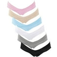 thumbnail image 5 of Ashirexll 6 Pack Womens Maternity Underwear, Healthy Maternity Pregnancy Panties Postpartum Mother Under Bump Underwear Multicolour A XL, 5 of 7