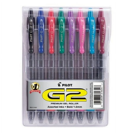 Pilot 8-Color Premium 1.0mm Gel Pen Set