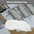 thumbnail image 3 of SEWCHICS 400Pcs White Banknote Paper Currency Bands Self Sealing Money Straps for Bank Cash Organizer, 3 of 8