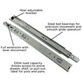 thumbnail image 4 of Hickory Hardware P1050-16-2C-5B 16 in. Side Mount Drawer Slide, Cadmium - Pack of 5, 4 of 6