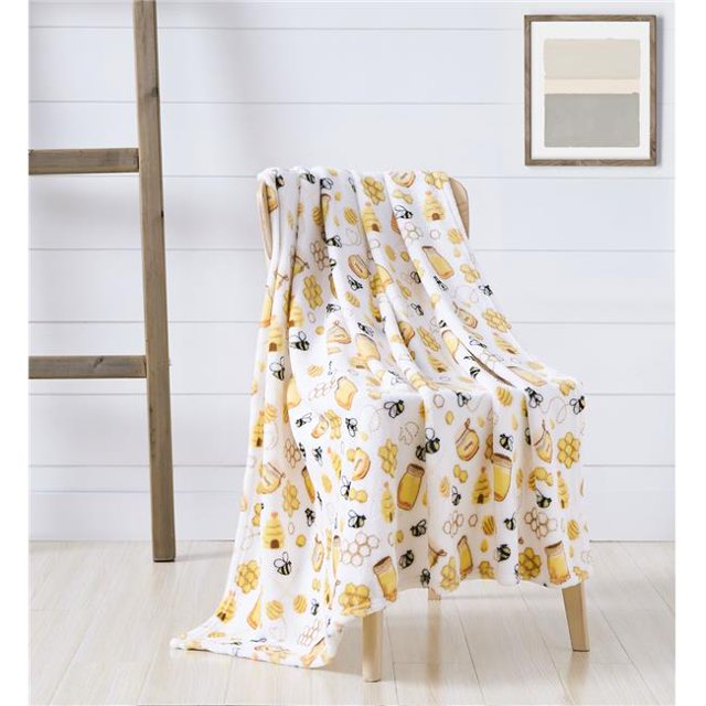 RT Designers Collection THH167 50 x 60 Po Nouveauté Abeilles Jet de Flanelle Imprimée