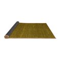 thumbnail image 2 of Ahgly Company Indoor Round Abstract Yellow Modern Area Rugs, 8' Round, 2 of 4