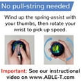 thumbnail image 2 of ABLE-T Spring-Assist Gyro Ball (No Pullstring Needed), 2 of 5