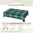 thumbnail image 6 of Rectangle Table Cloth, Scottish Clan Porteous Tartan Plaid Resistant Washable Tablecloth Decorative Table Cover for Dining, Indoor and Outdoor, 6 of 6