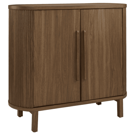 Bouclair Walnut Veneer Buffet With Two Doors