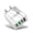 White, variant on Phone Charger, 4-Port Quick Charge 3.0 Hub with Temp Control & Fast Charging, Pro Charger Wall Charge for Travel & Home,Universal Compatibility for All Phones